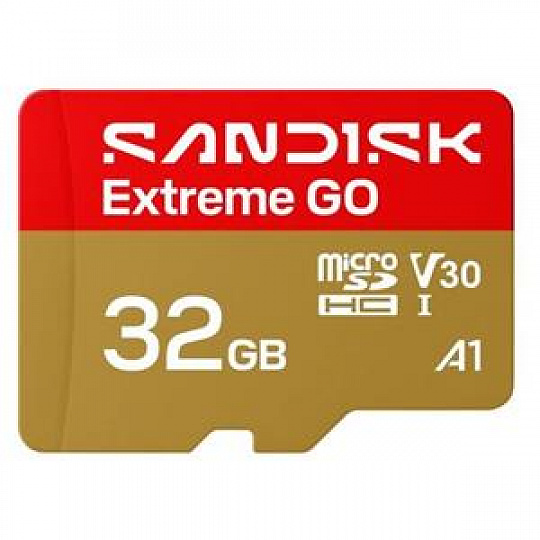 SanDisk Extreme GO MicroSD UHS-I 32GB 100MB/s(R) / 60MB/s(W) SanDisk Extreme GO MicroSD UHS-I 32GB 100MB/s(R) / 60MB/s(W)