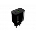 Univerzální nabíječka Natec RIBERA 20 W, 1X USB-A + 1X USB-C, černá