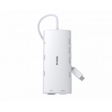 D-Link 10-in-1 USB-C Hub with HDMI x2 / USB-C x2, USB A x2 / Ethernet/Card Reader/Power Delivery