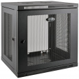 Skříň SmartRack 12U, Mini Rack, Š=600mm, Hl=550mm, hloubka pro přepínače, montáž na stěnu