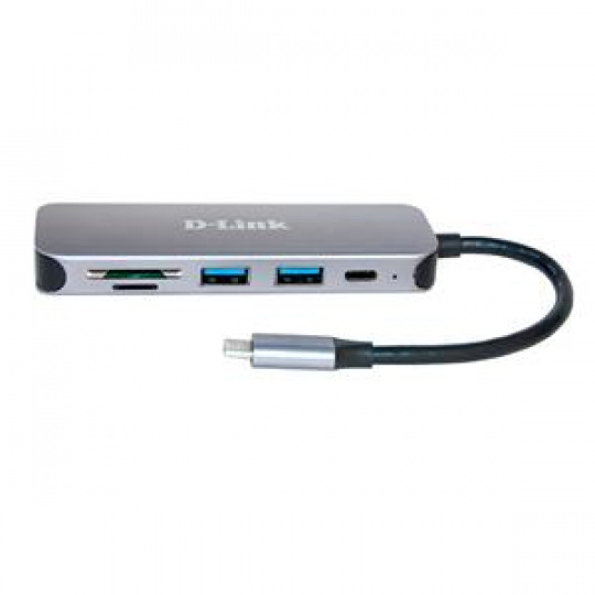 D-Link DUB-2325/E 5-in-1 USB-C Hub with Card Reader