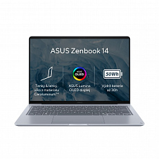 ASUS Zenbook 14/UX3480QA-OLED077W/Snapdragon X X1 26 100/14"/WUXGA/16GB/512GB/Adreno/W11H/Blue/2R ASUS Zenbook 14/UX3480QA-OLED077W/Snapdragon X X1 26 100/14"/WUXGA/16GB/512GB/Adreno/W11H/Blue/2R
