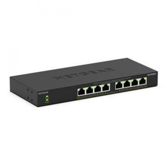Netgear 8PT GIGABIT UNMANAGEABLE SWITCH POE+