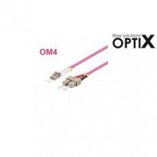 OPTIX LC-SC Optický patch cord 50/125 1m OM4 Duplex OPTIX LC-SC Optický patch cord 50/125 1m OM4 Duplex