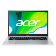 Acer Aspire 3, A317-33, 17,3" HD+, Celeron N5100, 8GB, 256GB SSD, UHD, Windows 11 Home, stříbrný, 2R
