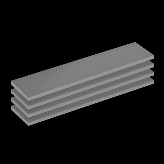 ARCTIC Thermal pad TP-4 (120x20mm, 1.5mm - 4 Pack) - prémiová teplovodivá podložka pod chladič balen ARCTIC Thermal pad TP-4 (120x20mm, 1.5mm - 4 Pack) - prémiová teplovodivá podložka pod chladič balen