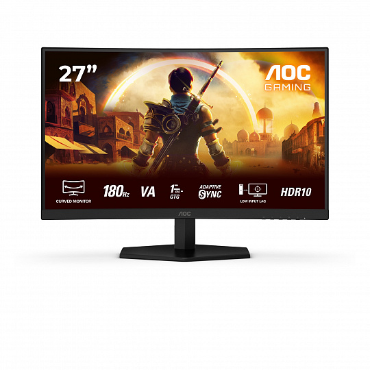 AOC AGON/C27G42E/27"/VA/FHD/180Hz/1ms/Černá/3R AOC AGON/C27G42E/27"/VA/FHD/180Hz/1ms/Černá/3R