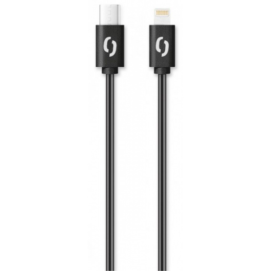 ALIGATOR Datový kabel POWER 3A, USB-C/lightning černý