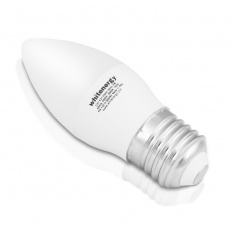 WE LED žárovka SMD2835 C37 E27 5W teplá bílá WE LED žárovka SMD2835 C37 E27 5W teplá bílá