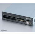 AKASA int. USB 2.0 interní čtečka karet + USB 2.0