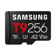 Samsung T9/Micro SDXC/256GB/UHS-I U3 / Class 10/+ Adaptér/Černá Samsung T9/Micro SDXC/256GB/UHS-I U3 / Class 10/+ Adaptér/Černá
