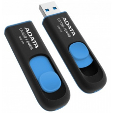 ADATA UV128/64GB/40MBps/USB 3.0/USB-A/Modrá