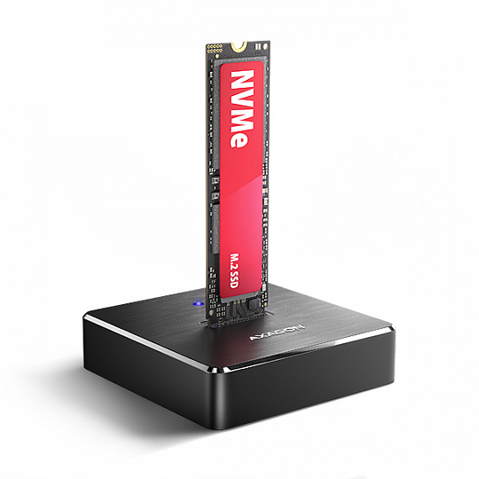 AXAGON ADSA-M2C11, USB-C 10Gbps dokovací stanice pro 1× M.2 NVMe/SATA SSD AXAGON ADSA-M2C11, USB-C 10Gbps dokovací stanice pro 1× M.2 NVMe/SATA SSD