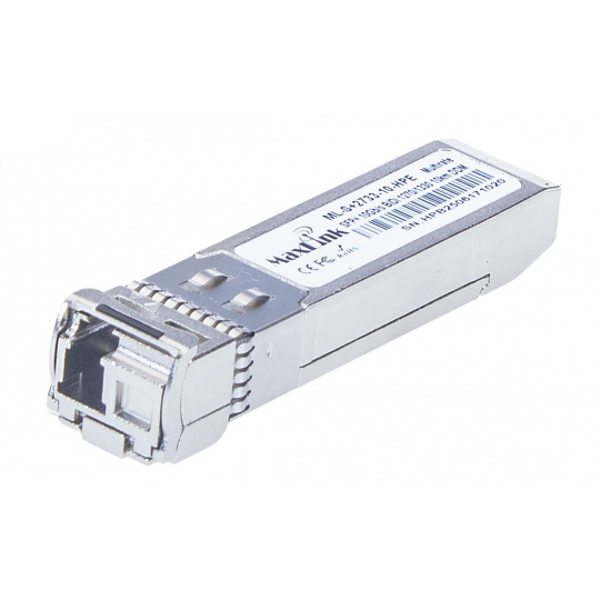 MaxLink 10G SFP+ optický HP modul, WDM(BiDi), SM, Tx 1270/Rx1330nm, 10km, 1x LC konektor, DDM, HPE MaxLink 10G SFP+ optický HP modul, WDM(BiDi), SM, Tx 1270/Rx1330nm, 10km, 1x LC konektor, DDM, HPE