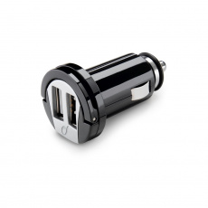 Autonabíječka CELLULARLINE Dual, 2xUSB, 2A, černá Autonabíječka CELLULARLINE Dual, 2xUSB, 2A, černá