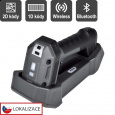 Virtuos HW-857 CCD 2D průmyslová, čtečka, bezdrátová, USB, tmavě šedá
