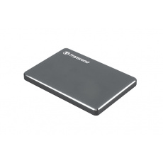 Externí disk 2,5" 1TB Transcend StoreJet TS1TSJ25C3N, USB3.0, ocelově šedý Externí disk 2,5" 1TB Transcend StoreJet TS1TSJ25C3N, USB3.0, ocelově šedý