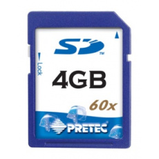 Pretec SecureDigital 60x - 4GB Pretec SecureDigital 60x - 4GB