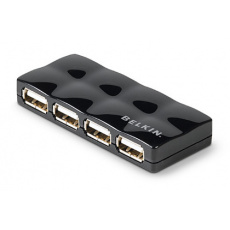 BELKIN USB HUB 2.0 4-port Travel Quilted, aktivní BELKIN USB HUB 2.0 4-port Travel Quilted, aktivní