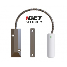 iGET SECURITY EP21 - senzor na železné dveře/okna/vrata pro alarm M5, výdrž baterie až 5 let