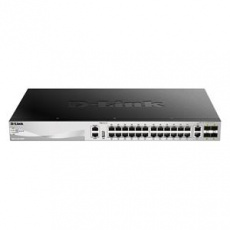D-Link DGS-3130-30TS L3 Stackable Managed switch, 24x GbE, 2x 10G RJ-45, 4x 10G SFP+ D-Link DGS-3130-30TS L3 Stackable Managed switch, 24x GbE, 2x 10G RJ-45, 4x 10G SFP+