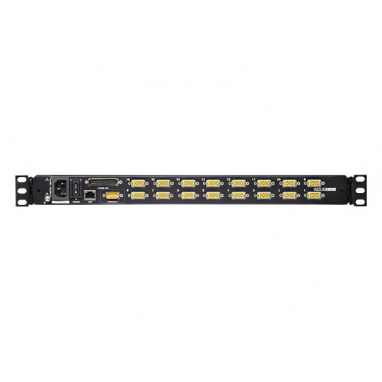 ATEN CL5716IM 16-Port PS/2-USB VGA 17" LCD KVM over IP Switch with Daisy-Chain Port and USB Peripheral Support