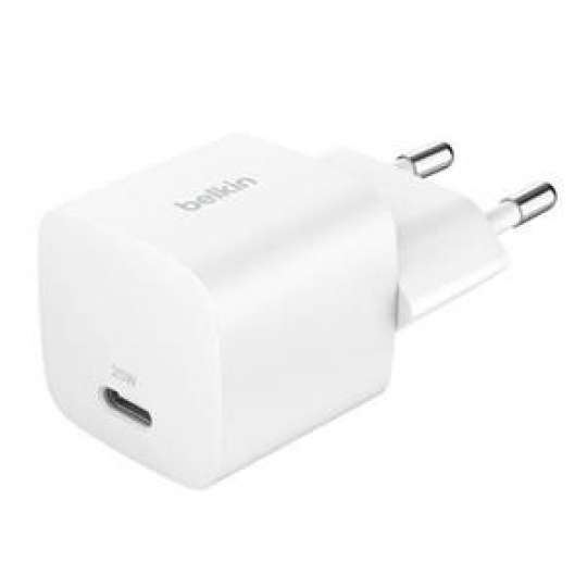 Belkin BOOST CHARGE™ 25W USB-C Power Delivery PPS nástěnná nabíječka, bílá