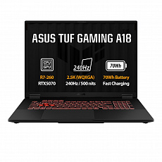 ASUS TUF Gaming A18/FA808UP-S9086WZ/R7-260/18"/2560x1600/16GB/512GB/RTX 5070/W11H/Gray/2R