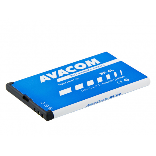 Baterie AVACOM GSNO-BP4L-S1500Aa do mobilu Nokia E55, E52, E90, Li-Ion 3,7V 1500mAh (náhrada BP-4L)