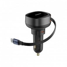 Baseus Enjoyment Pro Nabíječka do Auta USB-C 60W Cluster Black Baseus Enjoyment Pro Nabíječka do Auta USB-C 60W Cluster Black