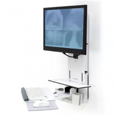 ERGOTRON PATIENT ROOM, VL18 STS WM,white,systém držáků na zeď, monitor (all in one), klávesnice, myš,prac.plocha ERGOTRON PATIENT ROOM, VL18 STS WM,white,systém držáků na zeď, monitor (all in one), klávesnice, myš,prac.plocha