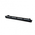 DATACOM Patch panel 19" UTP 24 port CAT5E DUAL 1U BK (4x6p) VL