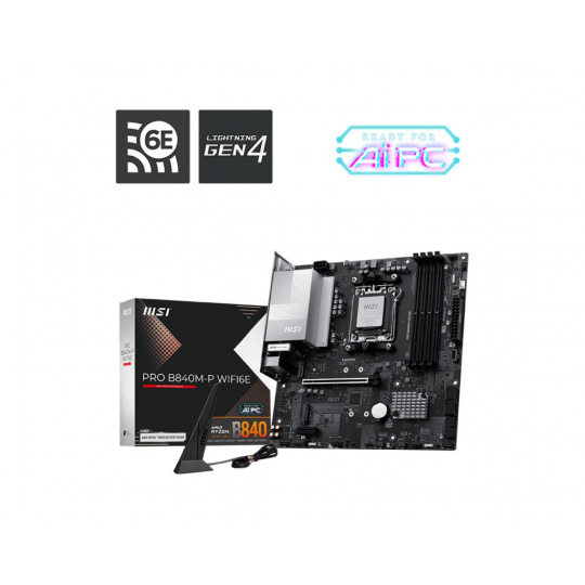 MSI PRO B840M-P WIFI6E/AM5/mATX MSI PRO B840M-P WIFI6E/AM5/mATX