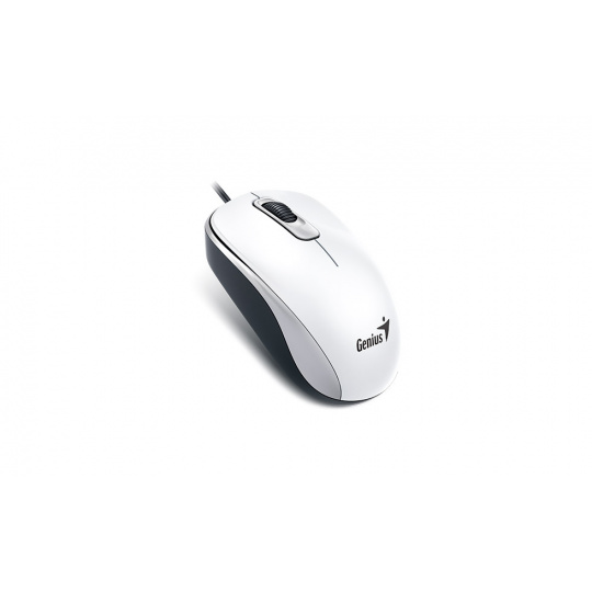 GENIUS DX-110/Kancelářská/Optická/1 000 DPI/Drátová USB/Bílá
