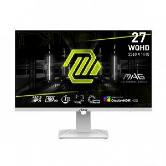 MSI Gaming monitor MAG 274QRFW X32, 27" Rapid IPS/2560x1440(WQHD)/320Hz/0,5ms/2x HDMI/DP/Výškově nastavitelný/Pivot/bílá MSI Gaming monitor MAG 274QRFW X32, 27" Rapid IPS/2560x1440(WQHD)/320Hz/0,5ms/2x HDMI/DP/Výškově nastavitelný/Pivot/bílá