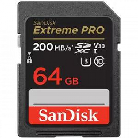SanDisk Extreme Pro SD UHS-I 64GB SD 200MB/s Read 90MB/s Write SanDisk Extreme Pro SD UHS-I 64GB SD 200MB/s Read 90MB/s Write