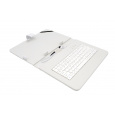 AIREN AiTab Leather Case 4 with USB Keyboard 10" WHITE (CZ/SK/DE/UK/US.. layout)