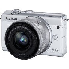 Canon EOS M200 bílý + EF-M15-45mm f/3.5-6.3 IS STM