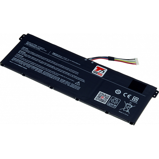 Baterie T6 Power pro Acer TravelMate P214-53, P215-54, X40-53, 4683mAh, 54,3Wh, 3cell, Li-pol Baterie T6 Power pro Acer TravelMate P214-53, P215-54, X40-53, 4683mAh, 54,3Wh, 3cell, Li-pol