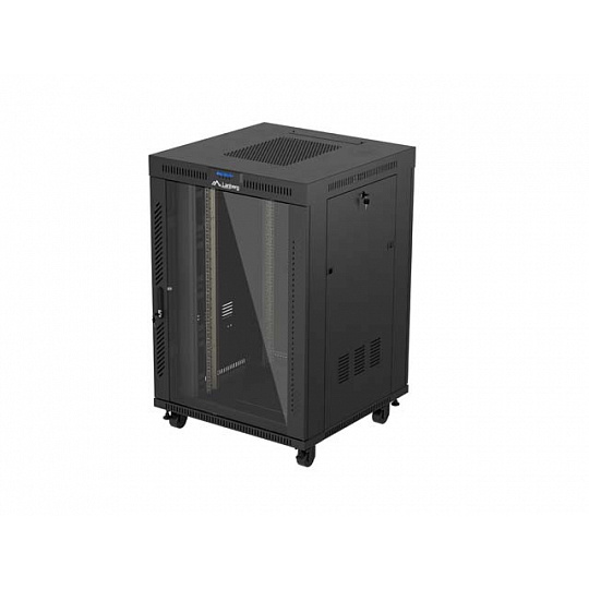 19" VOLNĚ STOJÍCÍ RACKOVÁ SKŘÍŇ 22U/800X800 (FLAT PACK) S PROSKLENÝMI DVEŘMI LCD ČERNÁ LANBERG V2 19" VOLNĚ STOJÍCÍ RACKOVÁ SKŘÍŇ 22U/800X800 (FLAT PACK) S PROSKLENÝMI DVEŘMI LCD ČERNÁ LANBERG V2
