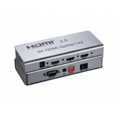 HDMI 2.0 splitter 1-2 porty, 4K x 2K/60Hz, FULL HD HDMI 2.0 splitter 1-2 porty, 4K x 2K/60Hz, FULL HD