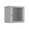 LANBERG 19" RACKOVÁ SKŘÍŇ PRO MONTÁŽ NA STĚNU 9U/540X350 (FLAT PACK) S PROSKLENÝMI DVEŘMI ŠEDÁ