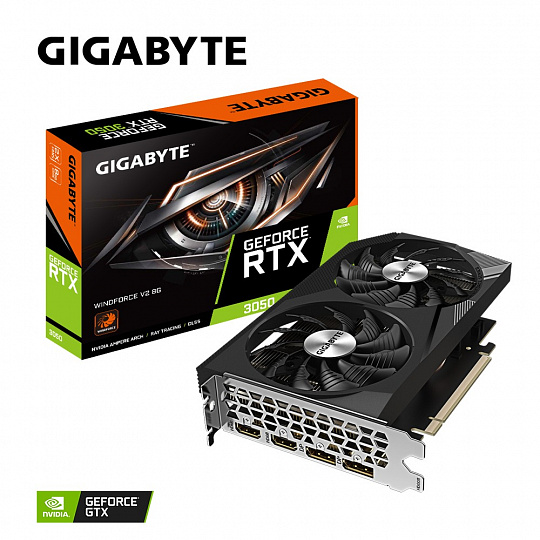 GIGABYTE RTX 3050 WINDFORCE V2/8GB/GDDR6 GIGABYTE RTX 3050 WINDFORCE V2/8GB/GDDR6