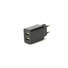 Gembird 2x USB nabíječka 2,1A, černá