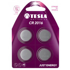 TESLA - baterie TESLA CR2016, 4ks, CR2016 TESLA - baterie TESLA CR2016, 4ks, CR2016