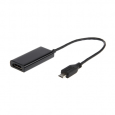 Gembird adaptér MHL (M) - HDMI (F) + microUSB (BF, 11pin), 16cm Gembird adaptér MHL (M) - HDMI (F) + microUSB (BF, 11pin), 16cm