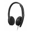 Lenovo Wired VoIP Headset (Teams)/USB-A/C/MS/Černá