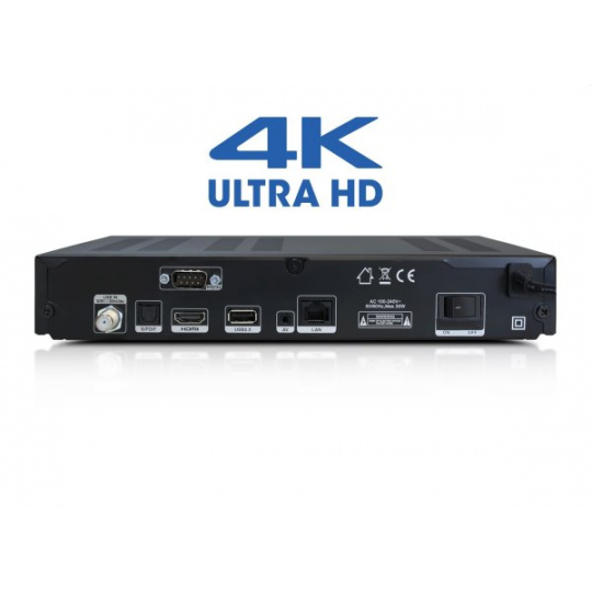 AB DVB-S/S2 přijímač Cryptobox 800UHD/4K/H.265/HEVC/ čtečka karet/ HDMI/ USB/ LAN/ PVR/