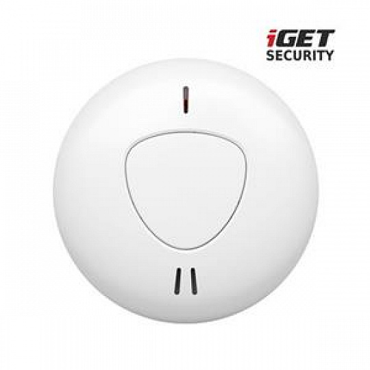 iGET SECURITY MP14 - Bezdrátový detektor kouře pro alarm iGET SECURITY M6, EN14604:2005 iGET SECURITY MP14 - Bezdrátový detektor kouře pro alarm iGET SECURITY M6, EN14604:2005