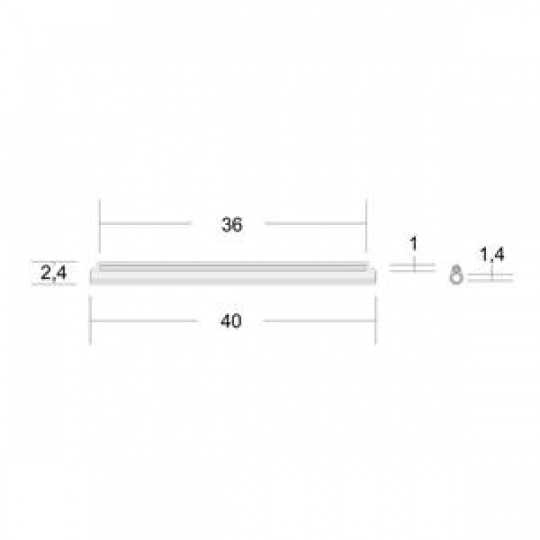 Trubičková Ochrana Optického svaru 40mm Premium OPTIX Transparent 100 Ks